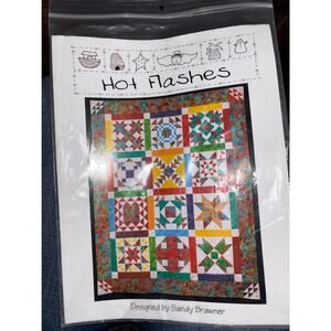 Hot Flashes quilt pattern by Sandy Brawner